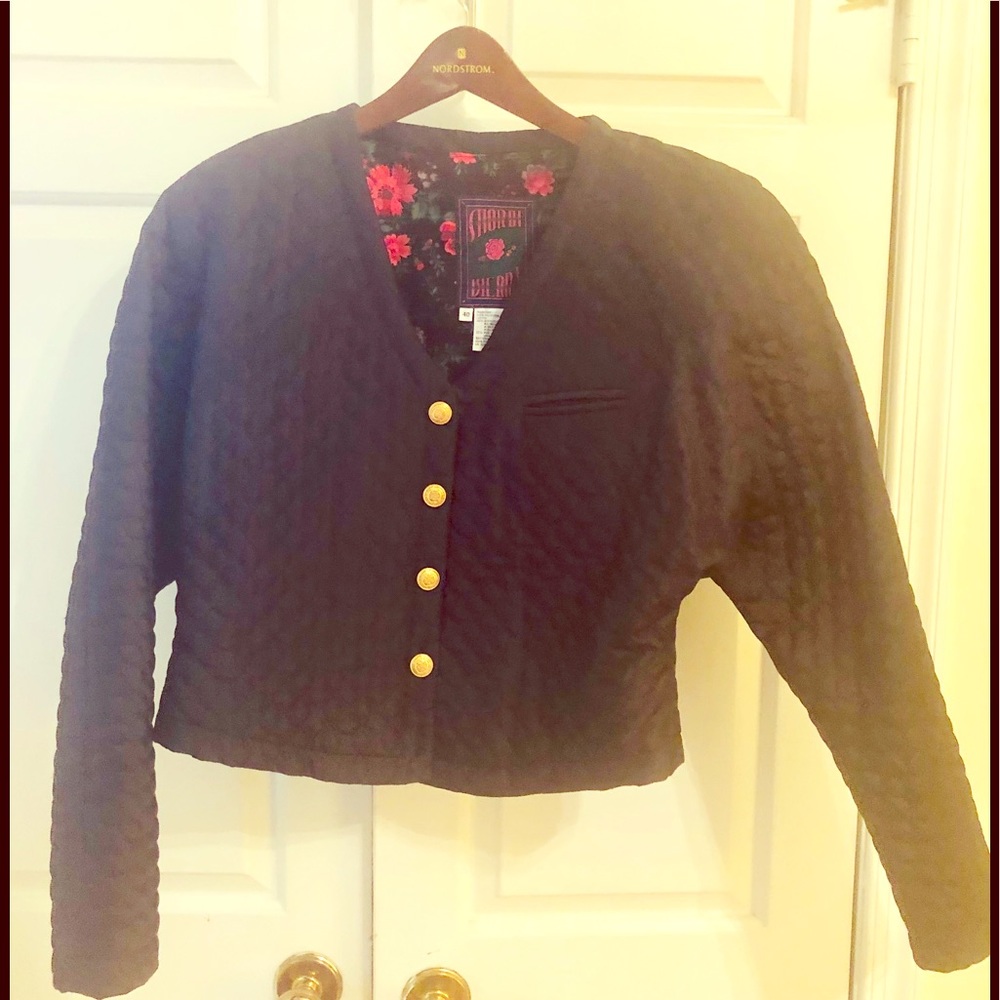 Mondi black quilted Jacket.